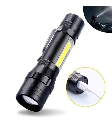 Miniatura 4 de Mini Linterna Tactica Recargable X Usb